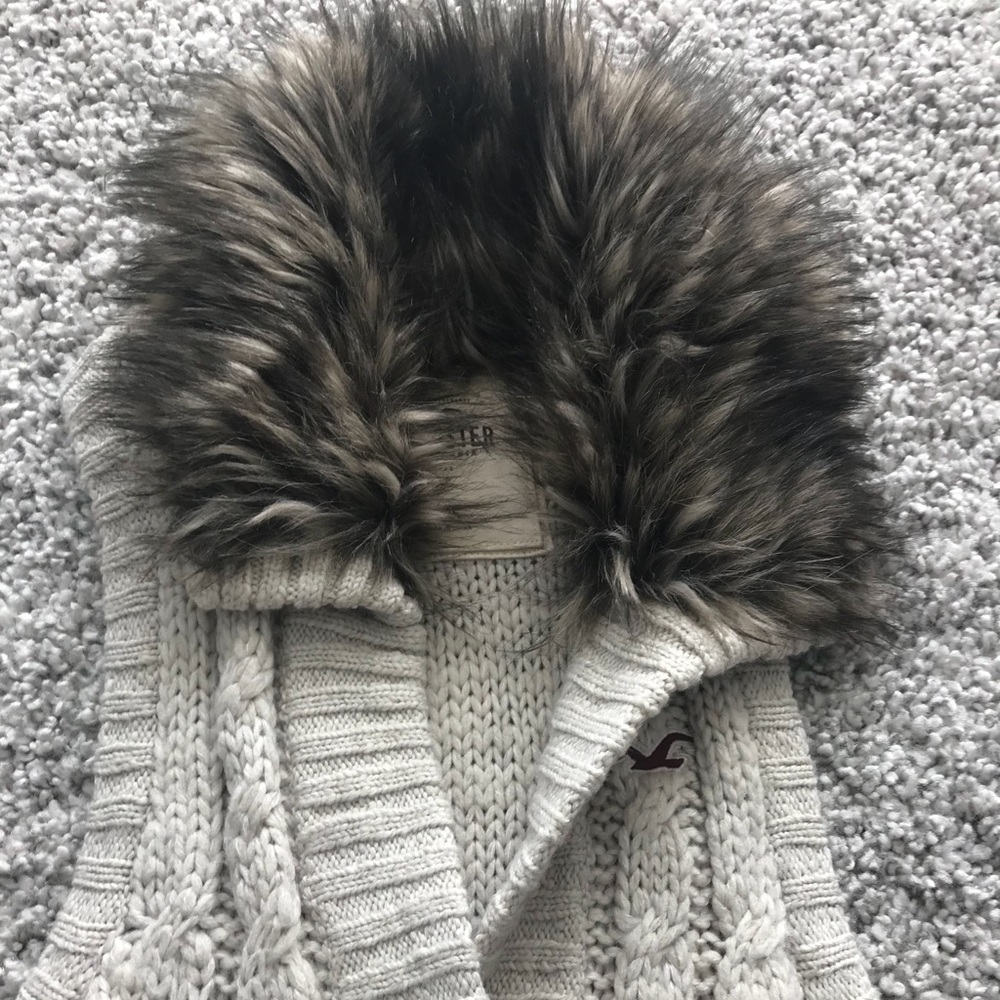 Faux Fur Sweater Vest